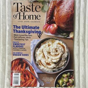 Free w/ Purchase Oct/Nov 2019 Taste of Home Magazine - Thanksgiving Edition